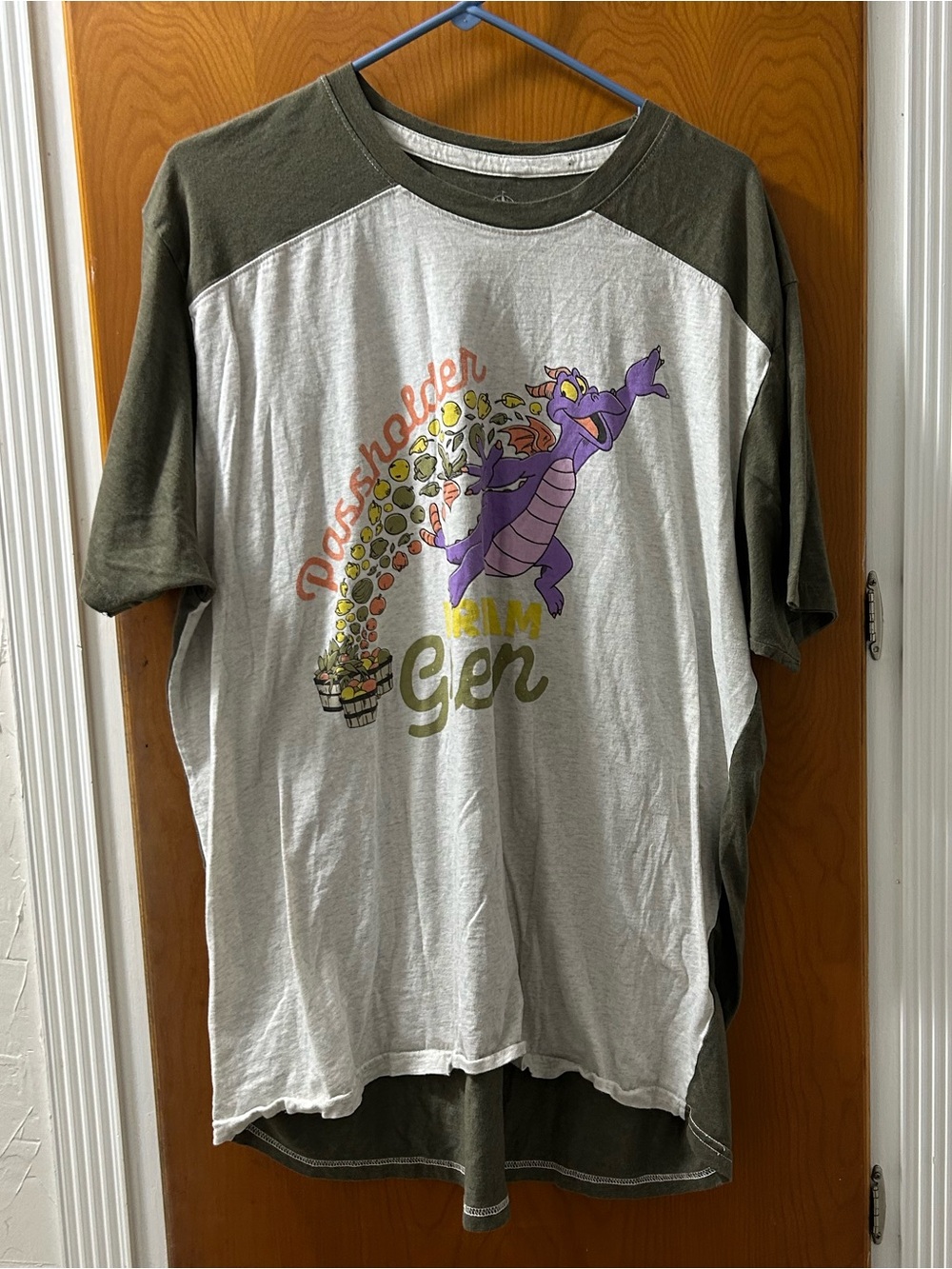 Disney Parks Vintage-Style Raglan Tee with Figment Graphic